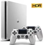 کنسول ps4 slim 2016a باندل نقره ای اکانتی فول بازی ( کارکرده)